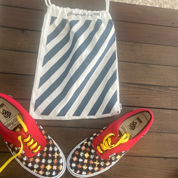 Rare custom Vans Harry Potter sneakers size-12With bag